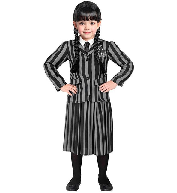 Wednesday Adams Meisje Kostuum Kind van Widmann koop je bij Partywinkel
