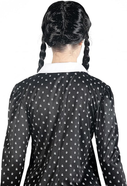 Wednesday Addams Kostuum Met Pruik Dames van Ciao International koop je bij Partywinkel