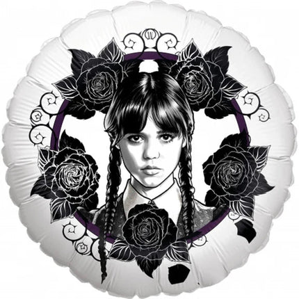 Wednesday Helium Ballon Gothic Leeg 45cm van VDV Benefit koop je bij Partywinkel