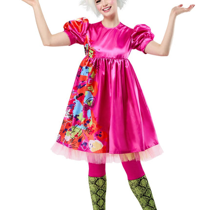 Schräges Barbie Kostüm Rosa