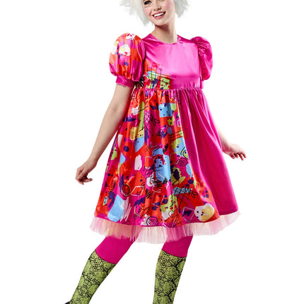 Schräges Barbie Kostüm Rosa