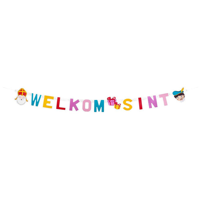 Welkom Sint Letterslinger 1,5m van Boland koop je bij Partywinkel