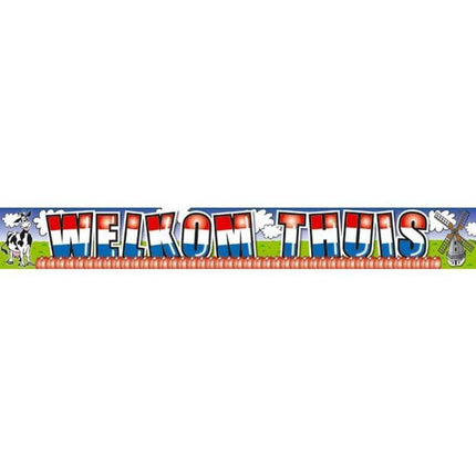 Welkom Thuis Banner 1m 5st - Partywinkel - 8714572074278