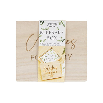 Wenskaarten Box Baby Hout van Ginger Ray koop je bij Partywinkel