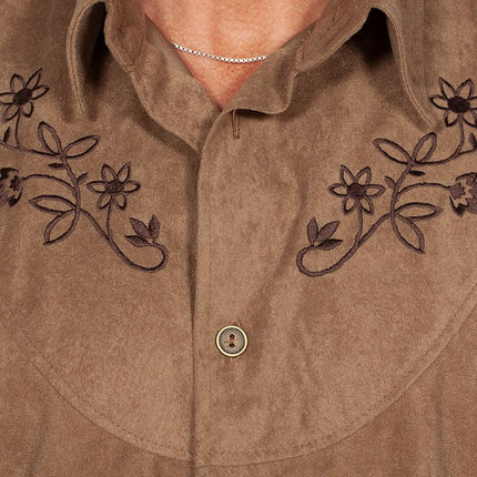 Western Blouse Bruin Heren van Wilbers & Wilbers koop je bij Partywinkel