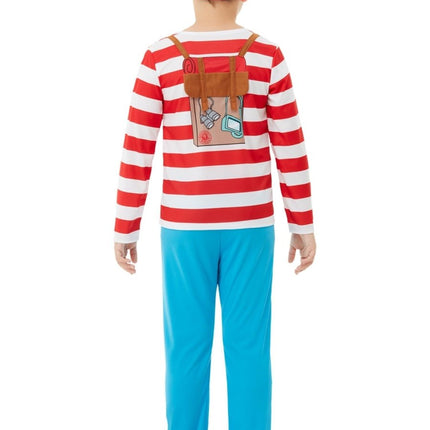 Where's Wally? Deluxe Kinderkostuum van Smiffys koop je bij Partywinkel