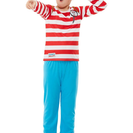 Where's Wally? Deluxe Kinderkostuum van Smiffys koop je bij Partywinkel