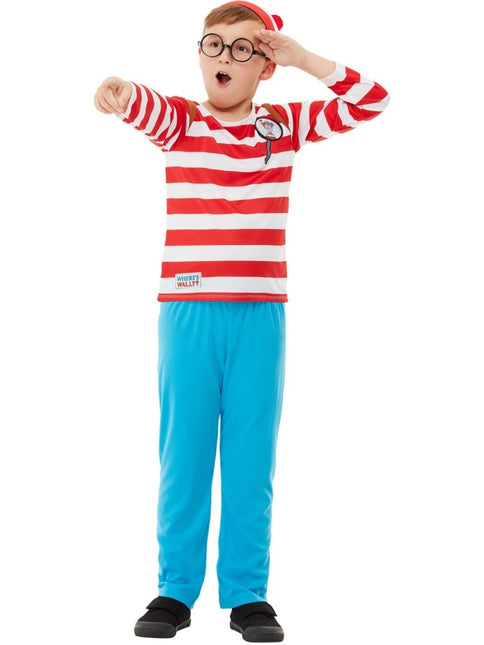 Where's Wally? Deluxe Kinderkostuum van Smiffys koop je bij Partywinkel