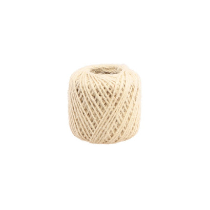WEISSES JUTEBAND 2 MM X 30 M