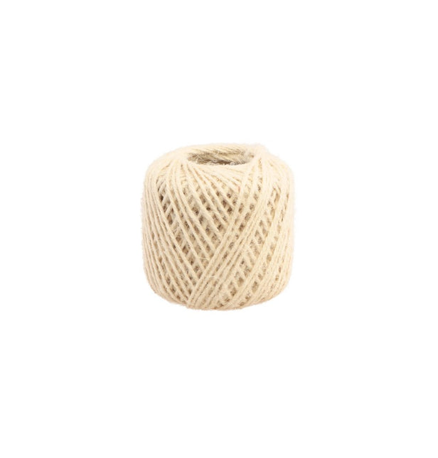 WEISSES JUTEBAND 2 MM X 30 M