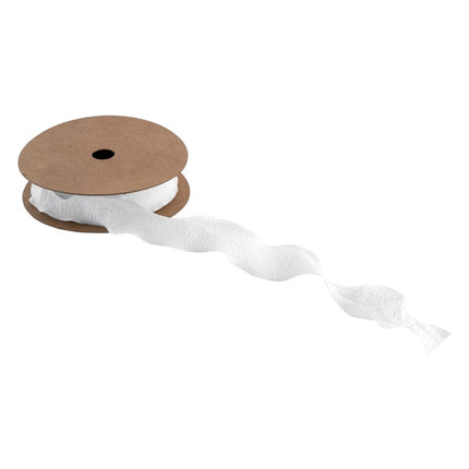 WEISSES FALTENBAND 2,5 CM X 10 M