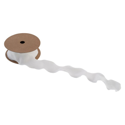 WEISSES FALTENBAND 4 CM X 10 M