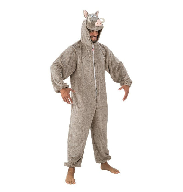 Wild Zwijn Onesie Asterix en Obelix Heren - Partywinkel - 3661652180099
