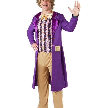 Willy Wonka Kostüm Lila Männer