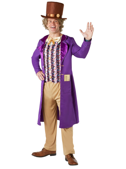 Willy Wonka Kostüm Lila Männer