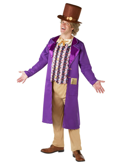 Willy Wonka Kostüm Lila Männer