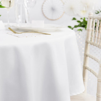 Wit Tafelkleed 1,7m van Partydeco koop je bij Partywinkel