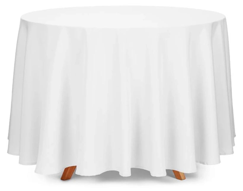 Wit Tafelkleed Rond 3m van Partydeco koop je bij Partywinkel