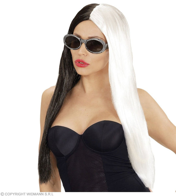 Wit Zwarte Pruik van Widmann koop je bij Partywinkel
