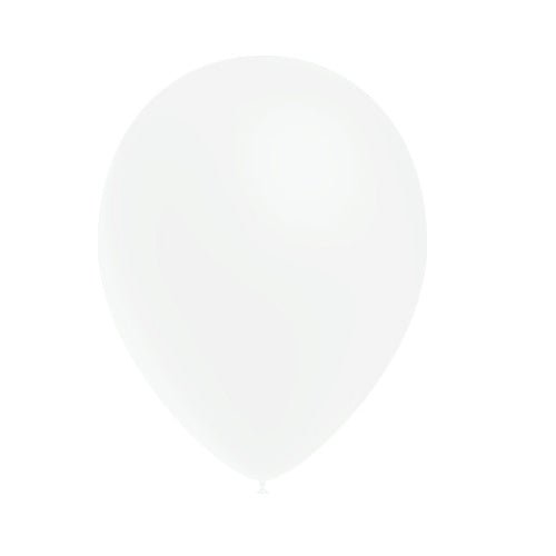 Witte Ballonnen 25cm 10st - Partywinkel - 8436540891723