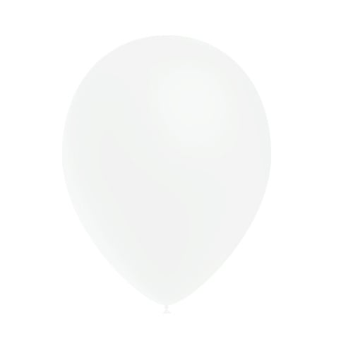 Witte Ballonnen 25cm 50st - Partywinkel - 8436540862846