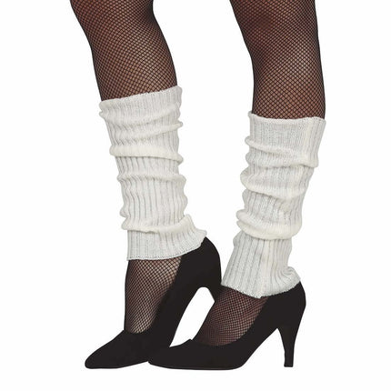 Witte Beenwarmers Neon van Fiestas Guirca koop je bij Partywinkel