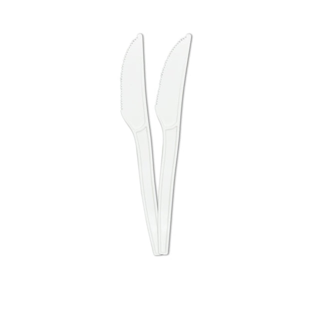 Witte Bestek Messen 10st van Procos koop je bij Partywinkel