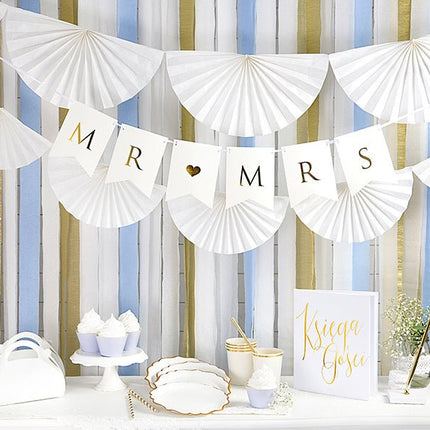 Witte Borden Gouden Rand 18,5cm 6st van Partydeco koop je bij Partywinkel