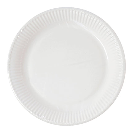 Witte Borden Rond 23cm 10st van Procos koop je bij Partywinkel