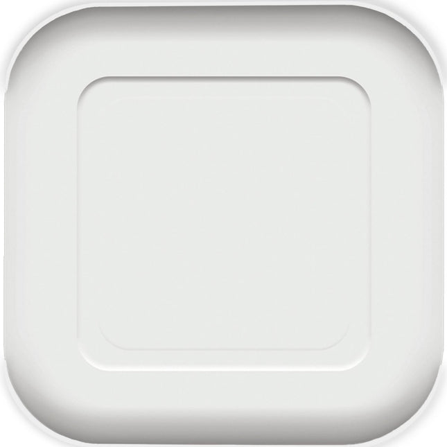 Witte Borden Vierkant 23cm 10st van Procos koop je bij Partywinkel