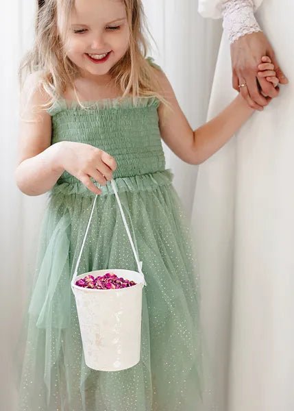 Witte Emmer Papier 13cm van Partydeco koop je bij Partywinkel