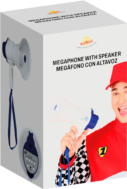 Witte Megafoon - Partywinkel - 8434077315361