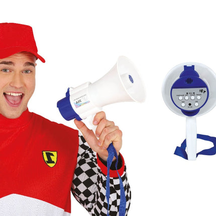 Witte Megafoon - Partywinkel - 8434077315361