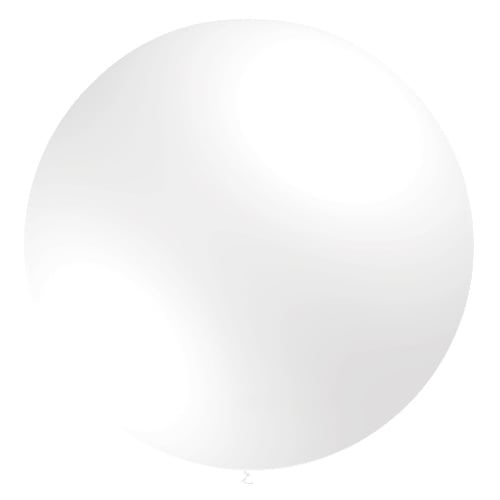 Witte Reuze Ballon XL 91cm - Partywinkel - 8436540870995