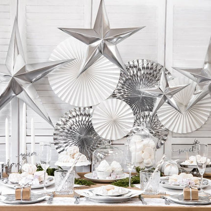 Witte Servetten Stof 35cm 25st van Partydeco koop je bij Partywinkel