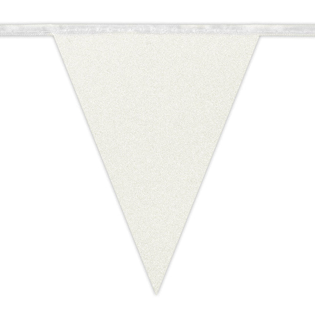 Witte Slinger Glitter Papier 6m van Boland koop je bij Partywinkel