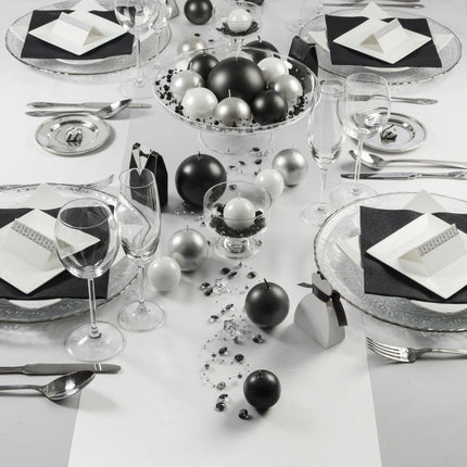 Witte Tafelloper 36cm 9m van Partydeco koop je bij Partywinkel