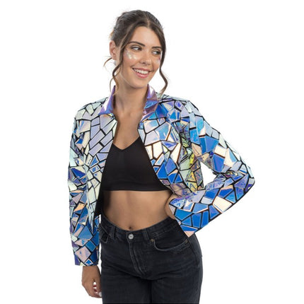 Holografische Jacke für Damen