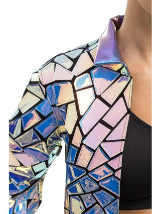 Holografische Jacke für Damen