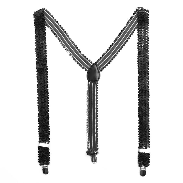Neon-Pailletten-Hosenträger 2,5 cm