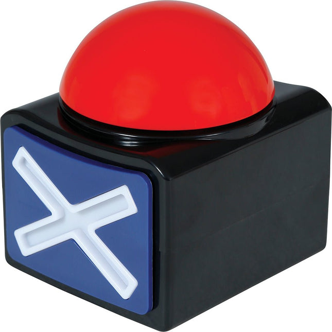 X Button Met Licht En Geluid 10cm - Partywinkel - 8434077315392