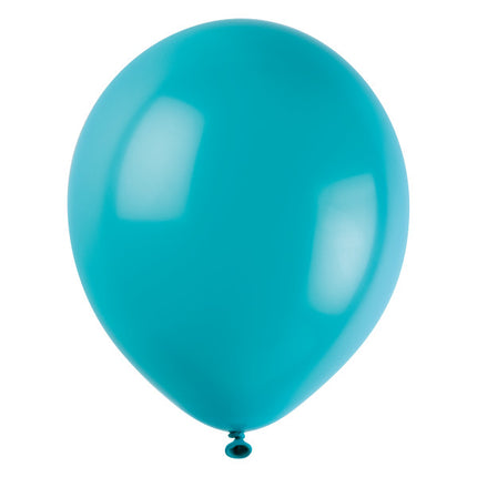 Türkisfarbene Luftballons, 30 cm, 50 Stück