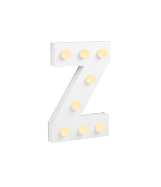 Z Licht Letter 16,5cm van Paper Dreams koop je bij Partywinkel