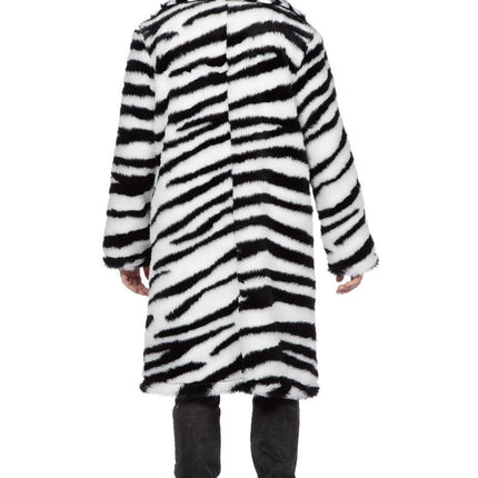 Zebra Bontjas Heren Lang van Wilbers & Wilbers koop je bij Partywinkel