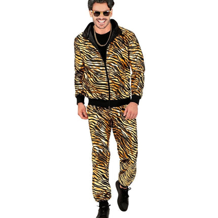 Zebra Trainingspak Fout Goud - Partywinkel - 8003558793815