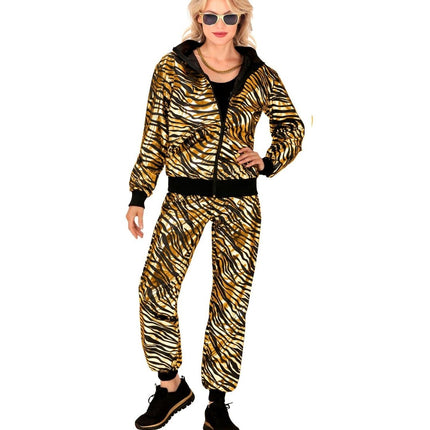 Zebra Trainingspak Fout Goud - Partywinkel - 8003558793815