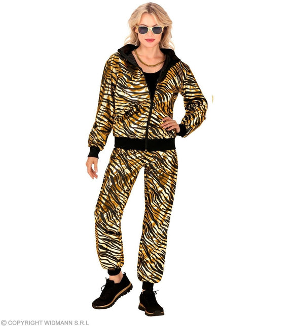 Zebra Trainingspak Fout Goud - Partywinkel - 8003558793815