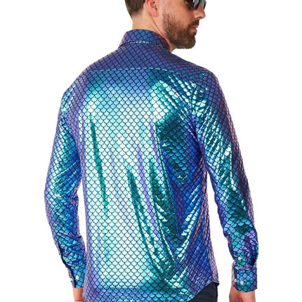 Zeemeermin Disco Overhemd Heren OppoSuits van OppoSuits koop je bij Partywinkel