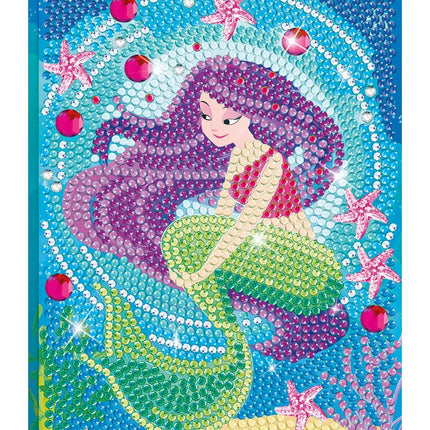 Zeemeermin Knutselset Diamond Painting Notitieboek - Partywinkel - 8714274079731