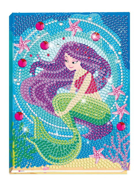 Zeemeermin Knutselset Diamond Painting Notitieboek - Partywinkel - 8714274079731
